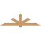 Ekena Millwork Kennewick Timber Gable Bracket, Western Red Cedar, 84"W x 24"H x 5 1/2"D x 5 1/2"F, 7/12 Pitch GBW084X24X0606KEN00SWR - alternate 1